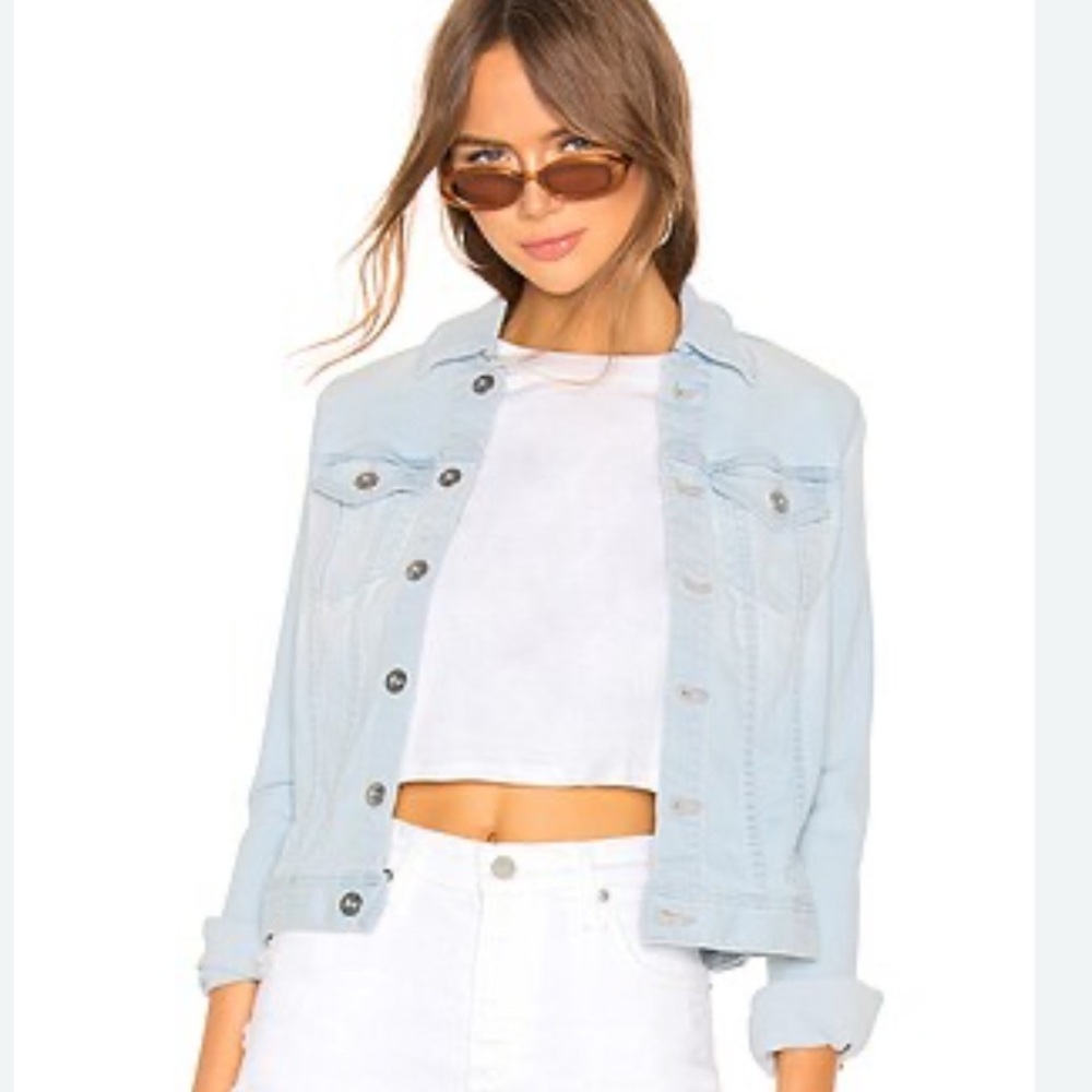 AG Adriano Goldschmied Light Blue Jean Jacket